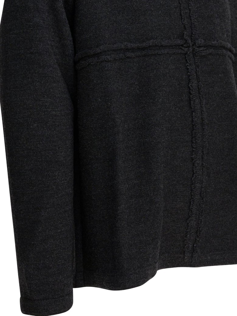 grey wool knitwear by Selfnex
