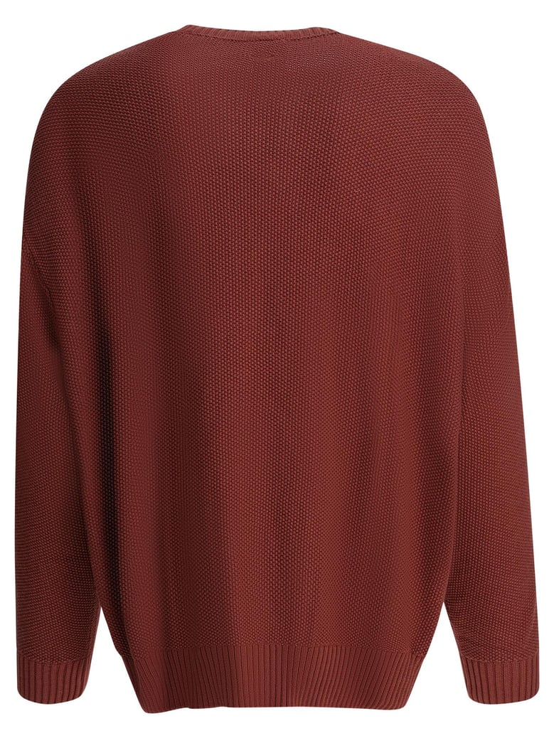 bordeaux cotton knitwear by Selfnex