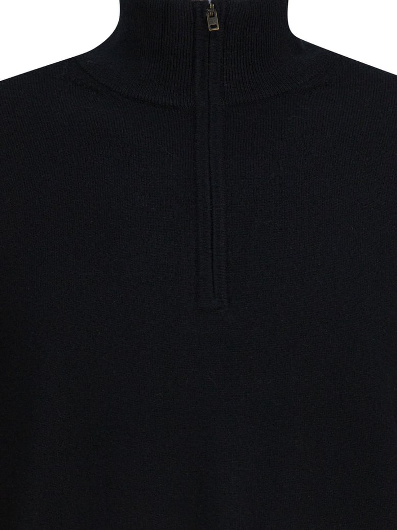 black cashmere knitwear by Selfnex