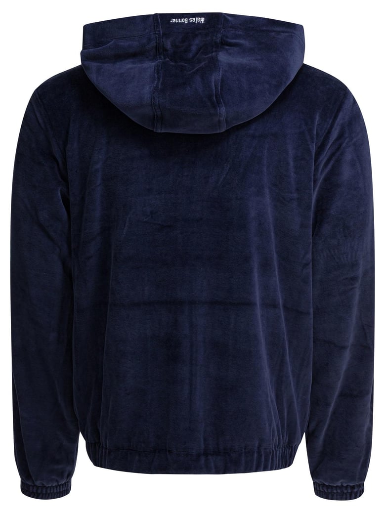 blue cotton blend sweatshirt by Selfnex