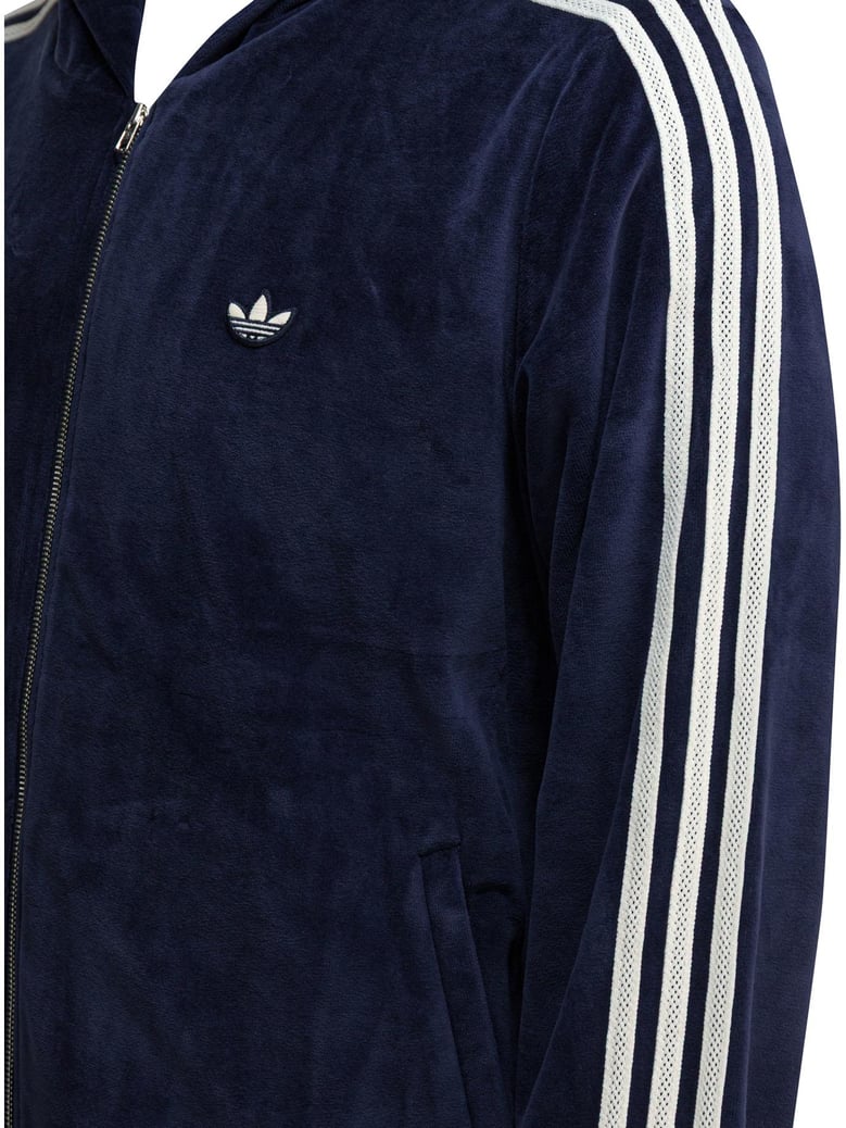 blue cotton blend sweatshirt by Selfnex