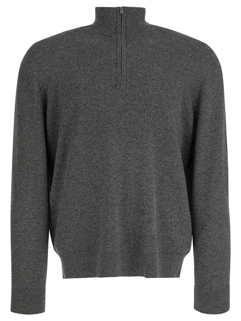 grey cashmere knitwear by Selfnex