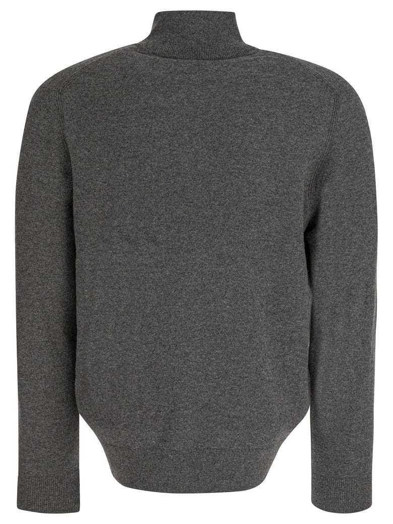 grey cashmere knitwear by Selfnex
