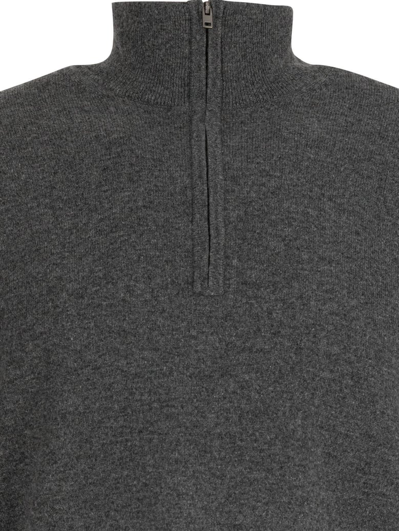 grey cashmere knitwear by Selfnex