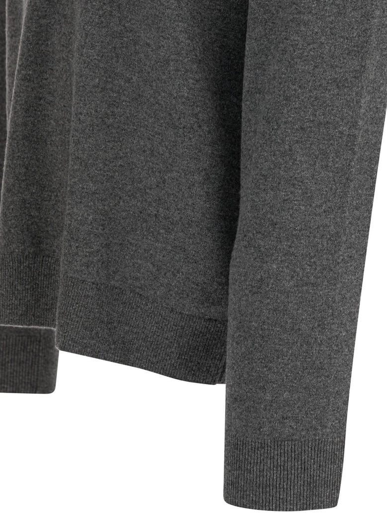 grey cashmere knitwear by Selfnex