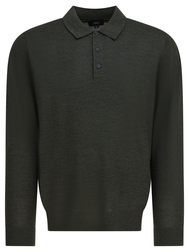 merino wool polo shirt by Selfnex