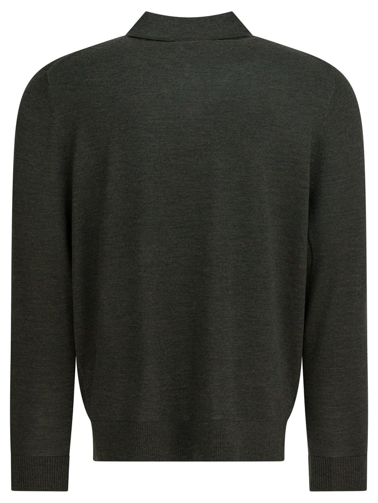 merino wool polo shirt by Selfnex