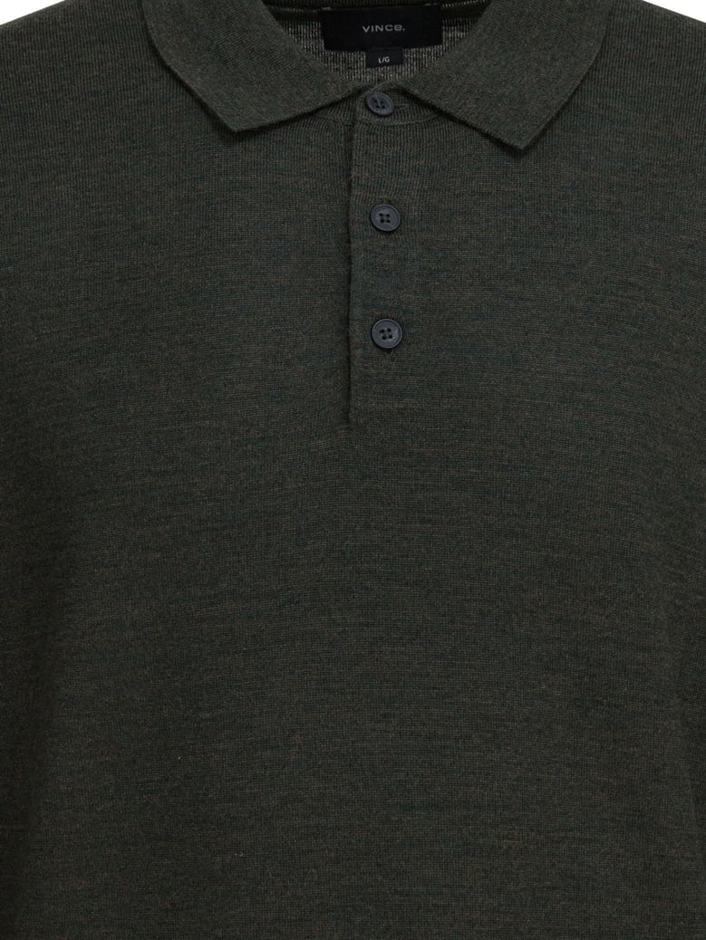 merino wool polo shirt by Selfnex