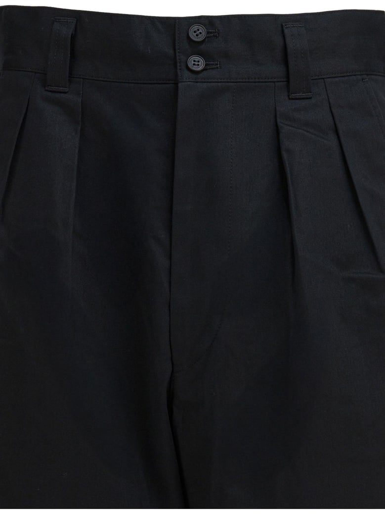 black cotton trousers by Selfnex