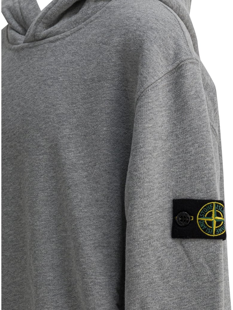 grey cotton sweatshirt by Selfnex