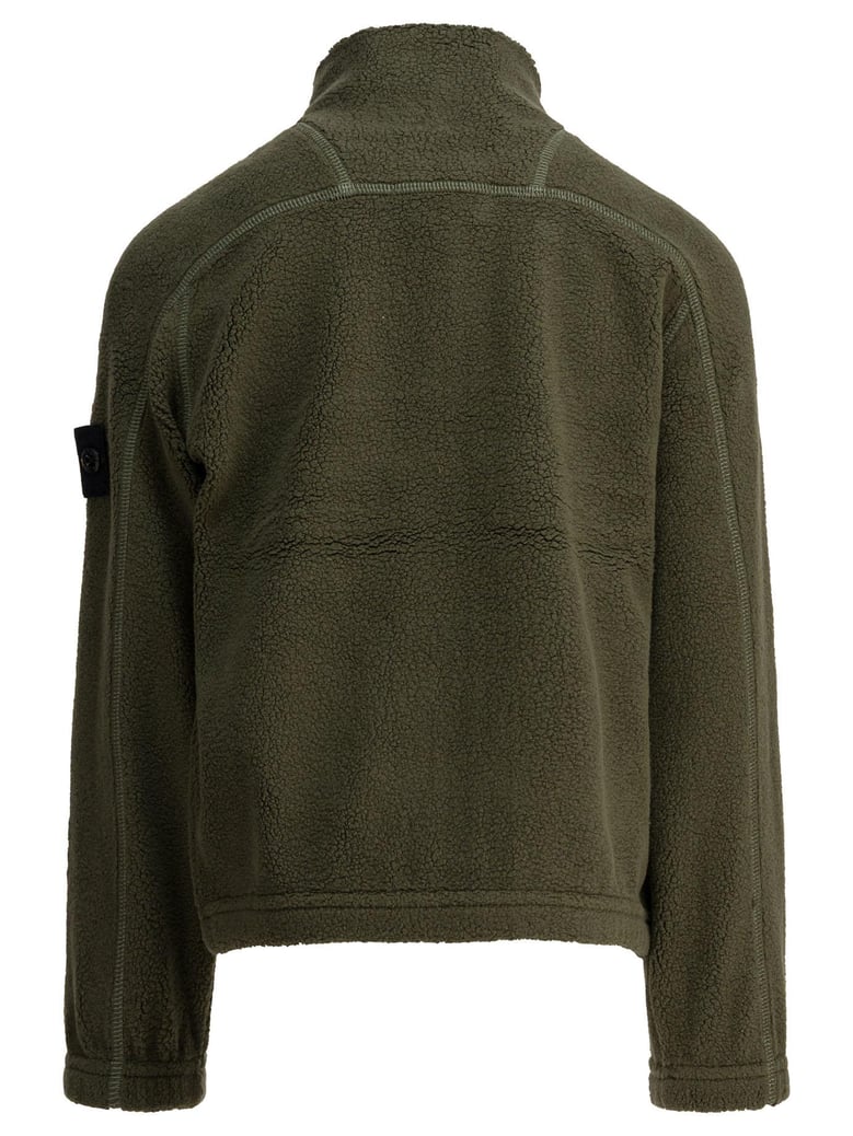 green cotton blend sweatshirt by Selfnex