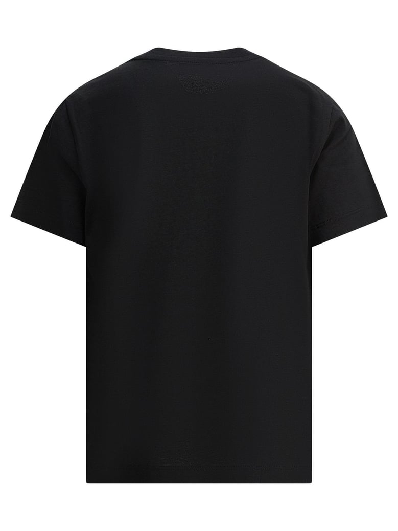 black cotton t-shirt by Selfnex