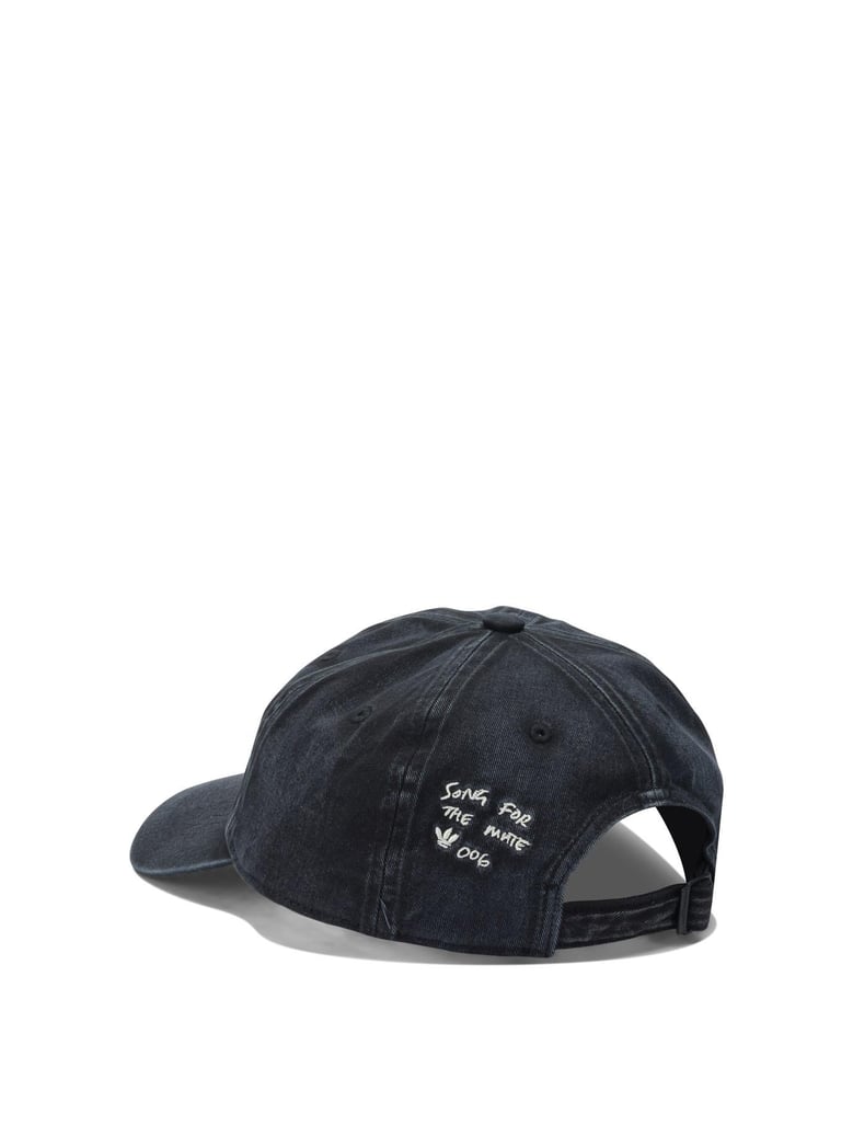 black cotton hat by Selfnex