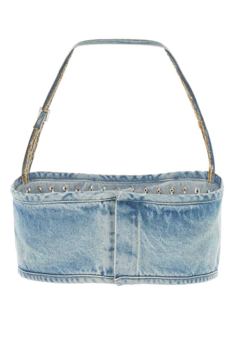 denim luna crop-top by Selfnex