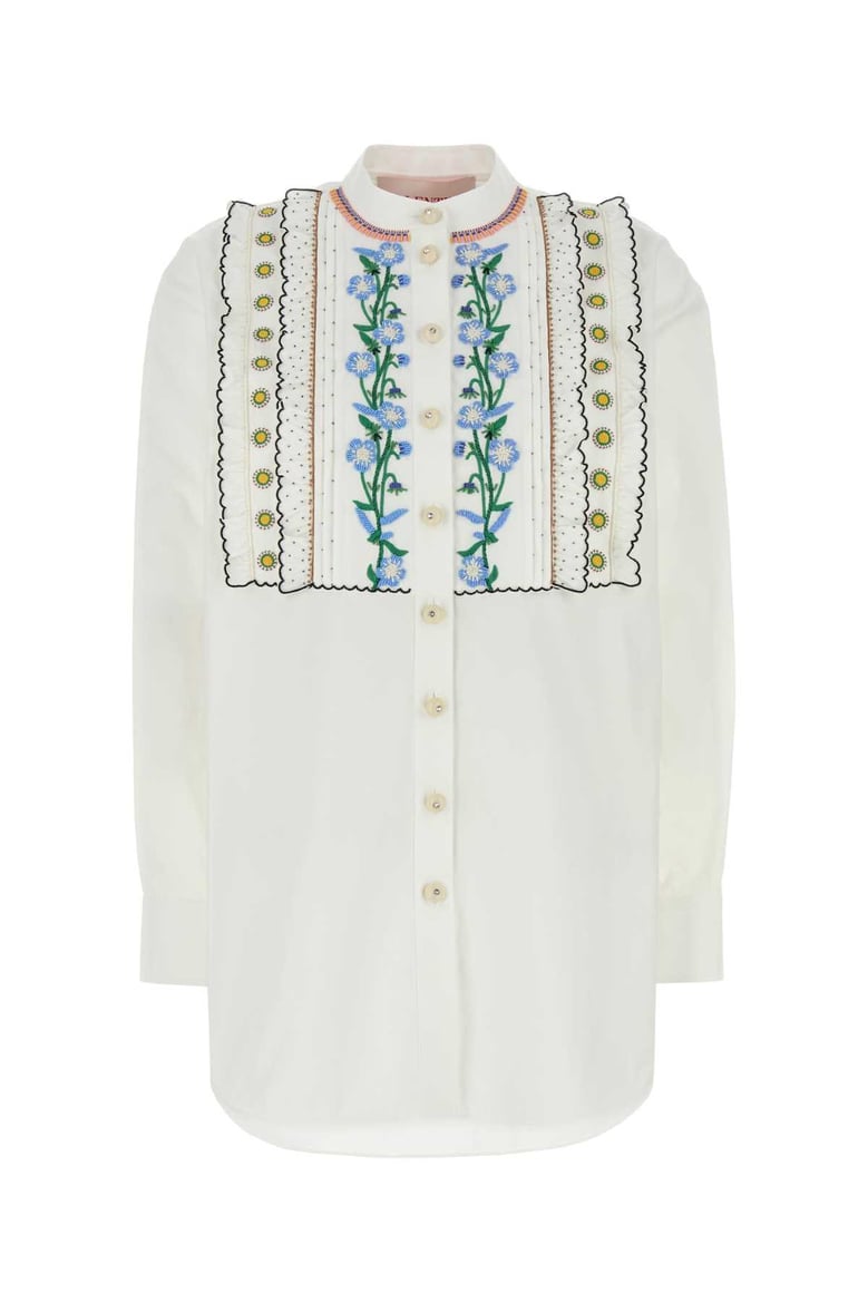 white poplin shirt by Selfnex