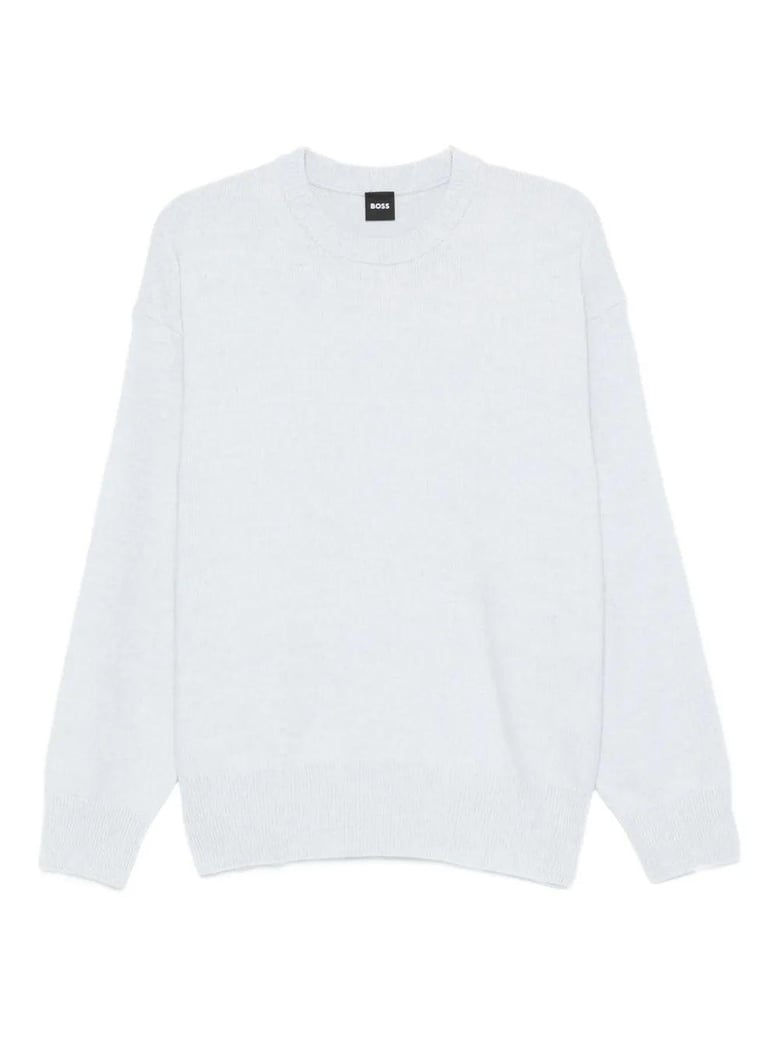 wool crew neck sweater by Selfnex