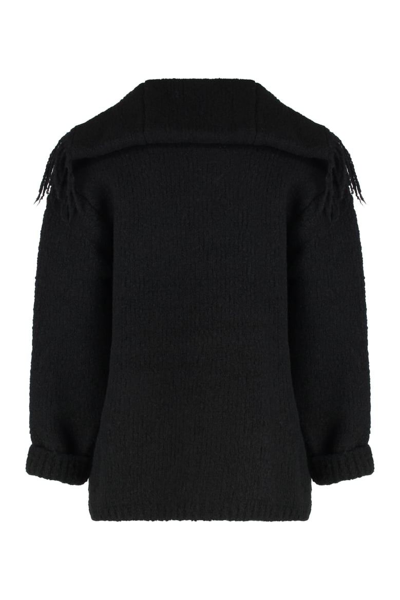 maxi cardigan in wool by Selfnex