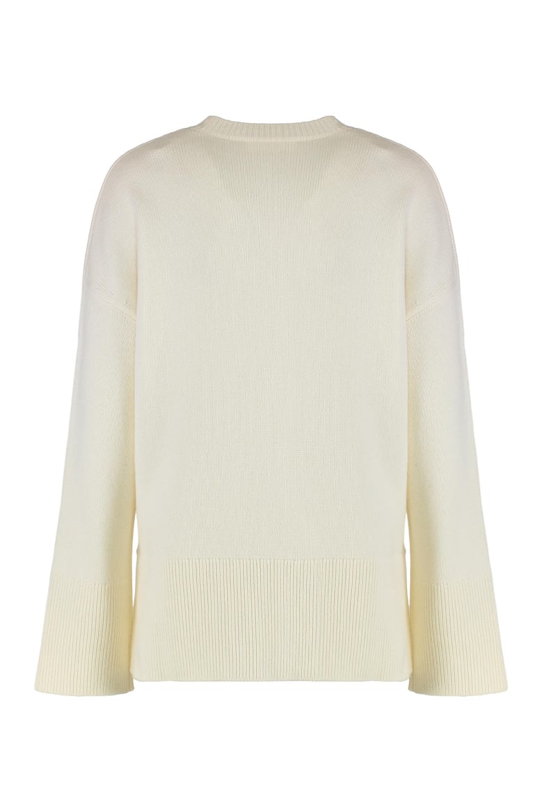 sweater with a round neck in wool and cashmere by Selfnex