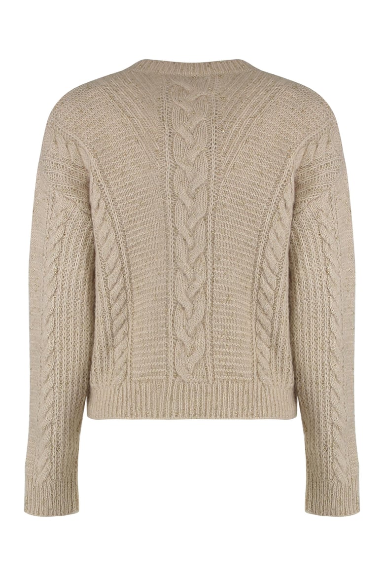 boxy sweater in blended alpaca by Selfnex