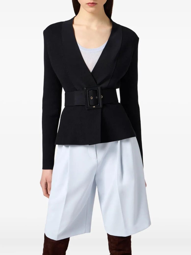 sweater with belt by Selfnex
