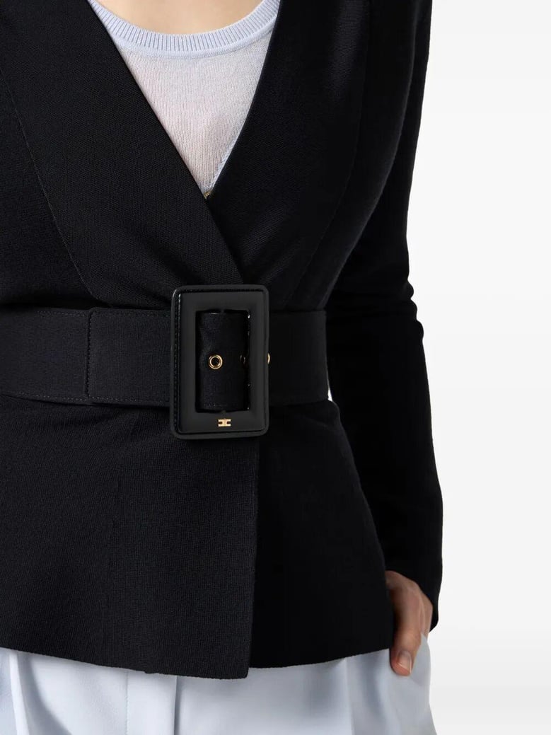 sweater with belt by Selfnex