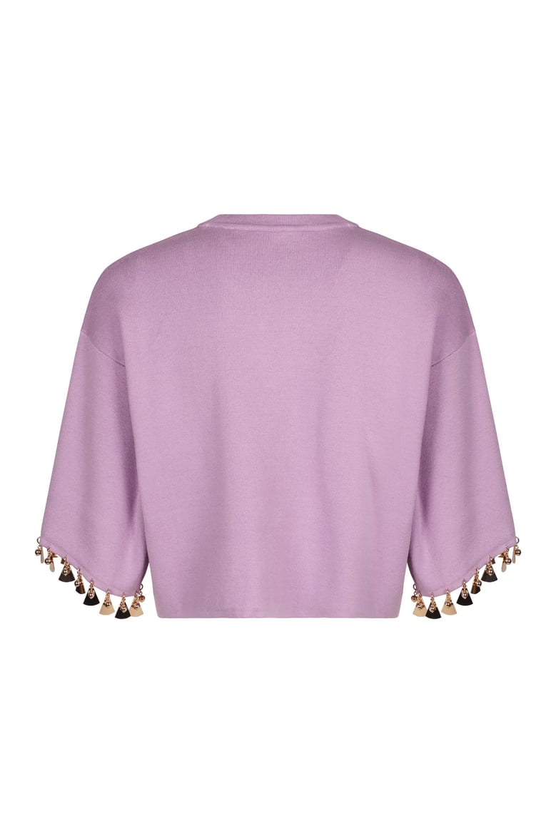 cotton blend crew-neck sweater by Selfnex