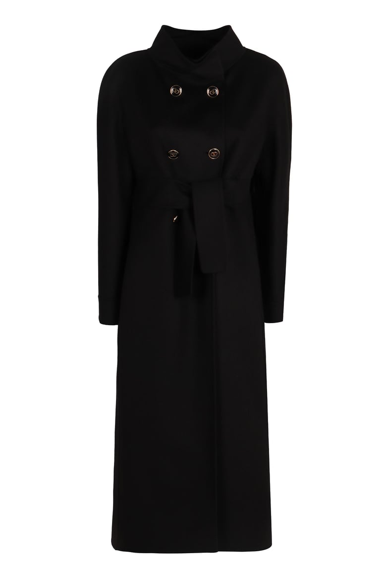 wool and cashmere coat by Selfnex