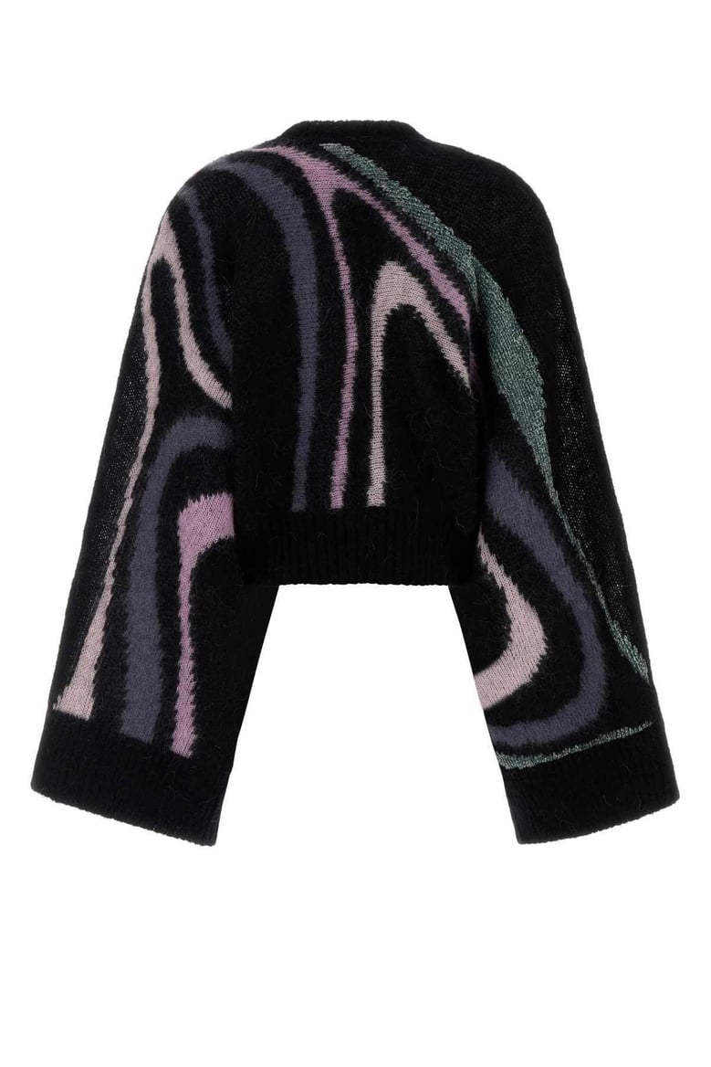 wool printed sweater by Selfnex