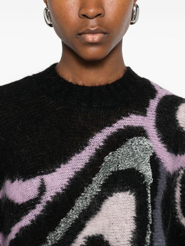 wool printed sweater by Selfnex