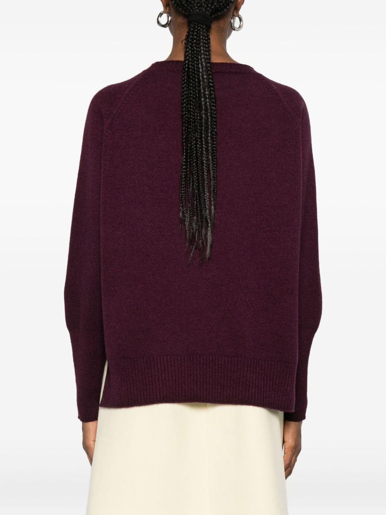 wool crewneck sweater by Selfnex