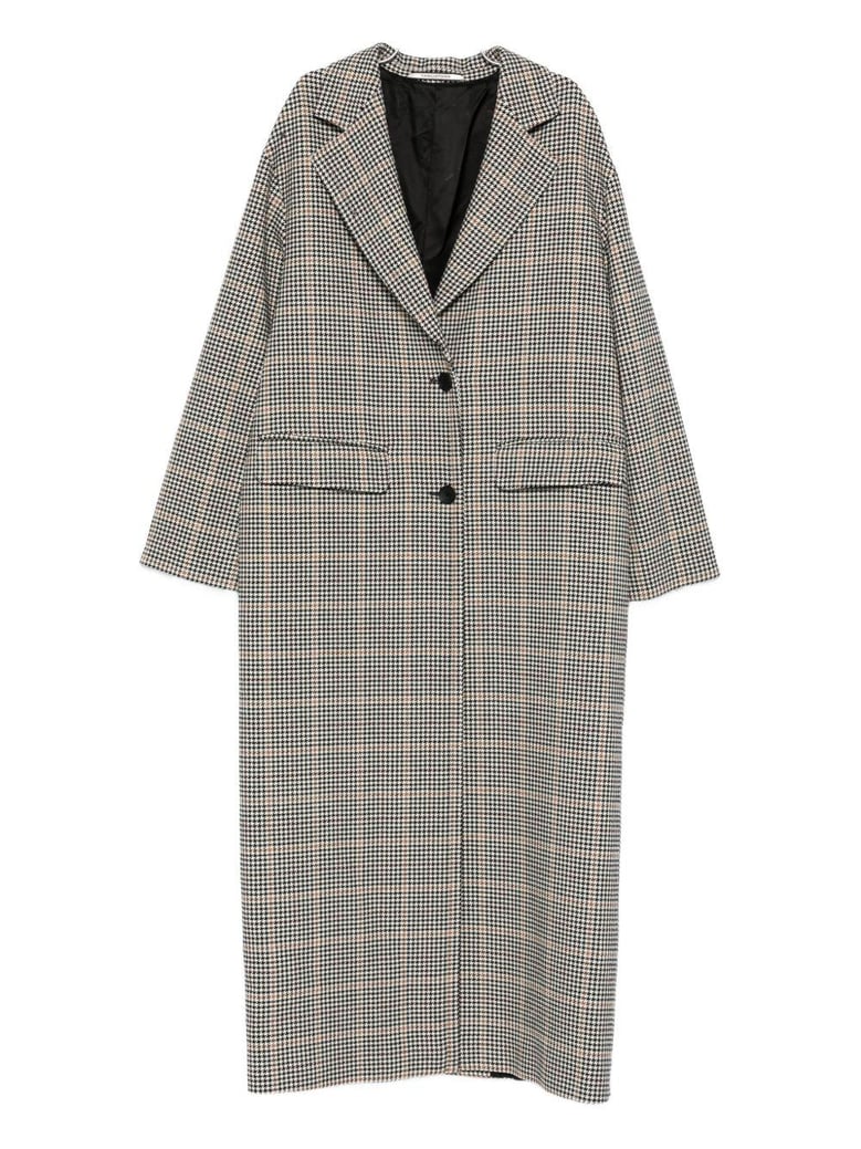 wool single-breasted coat by Selfnex