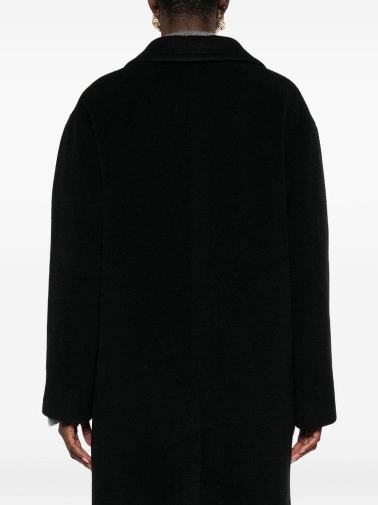 wool single-breasted coat by Selfnex