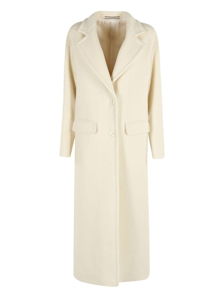 wool single-breasted coat by Selfnex