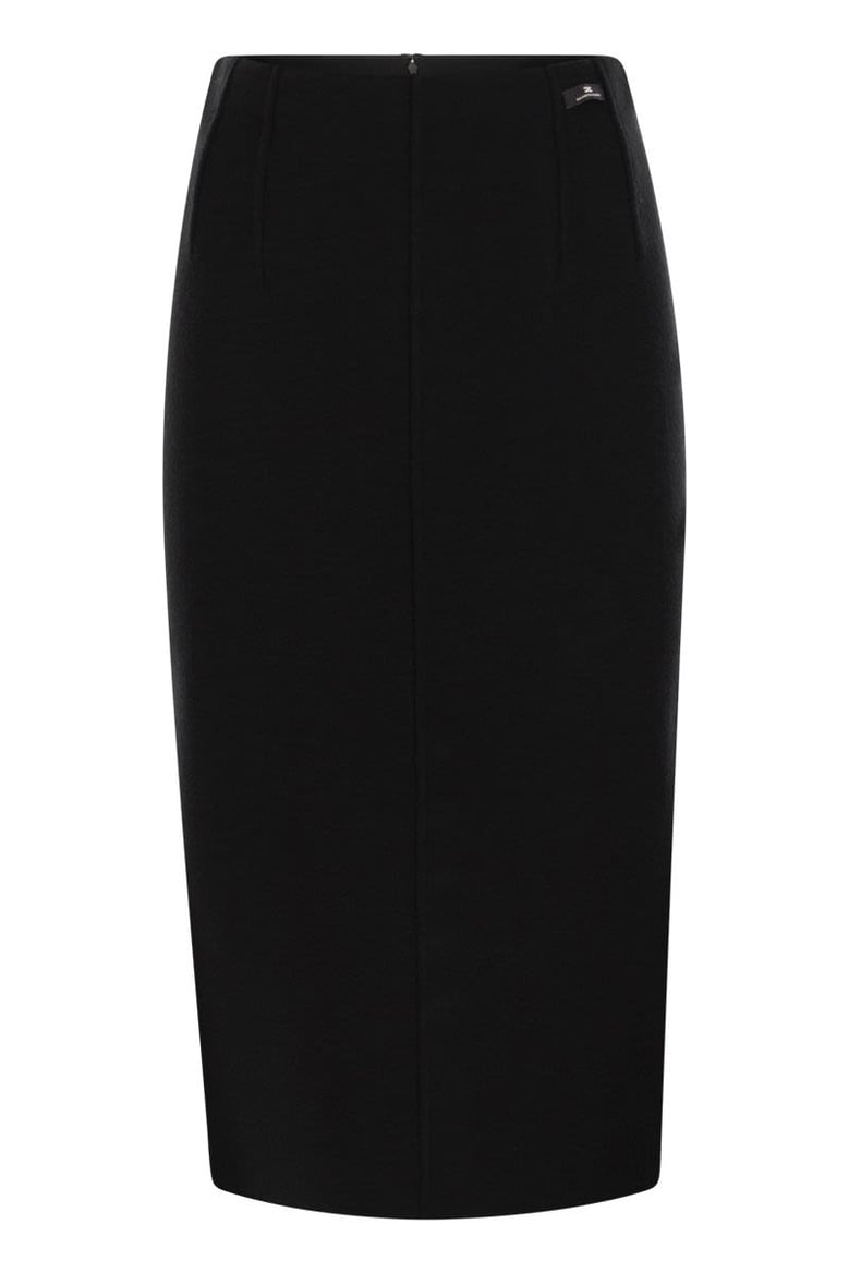 wool fabric skirt by Selfnex