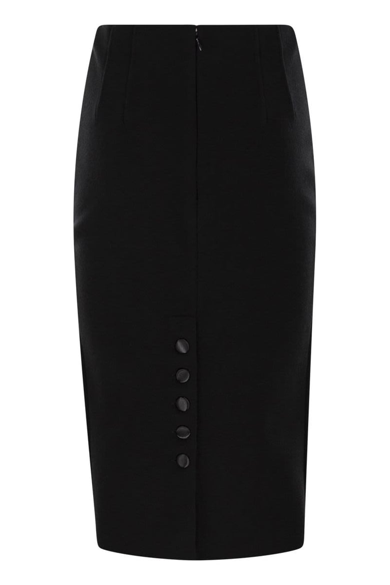wool fabric skirt by Selfnex