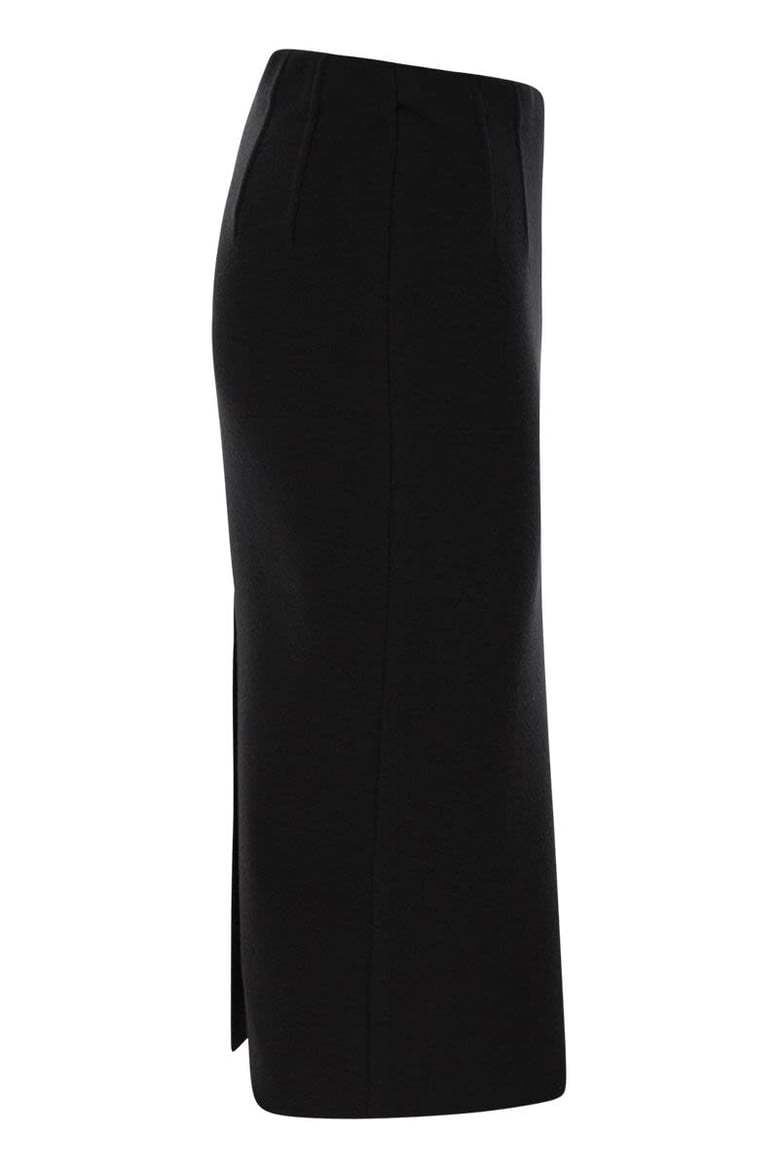 wool fabric skirt by Selfnex