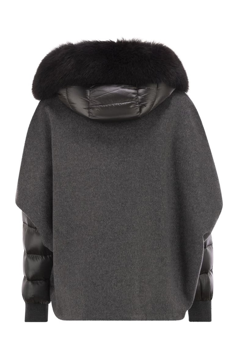 pegaso - down jacket with detachable hood by Selfnex