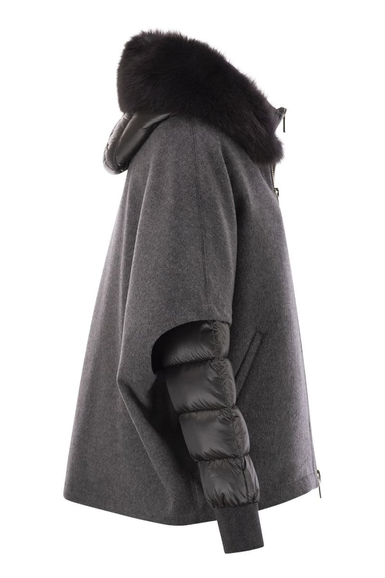 pegaso - down jacket with detachable hood by Selfnex