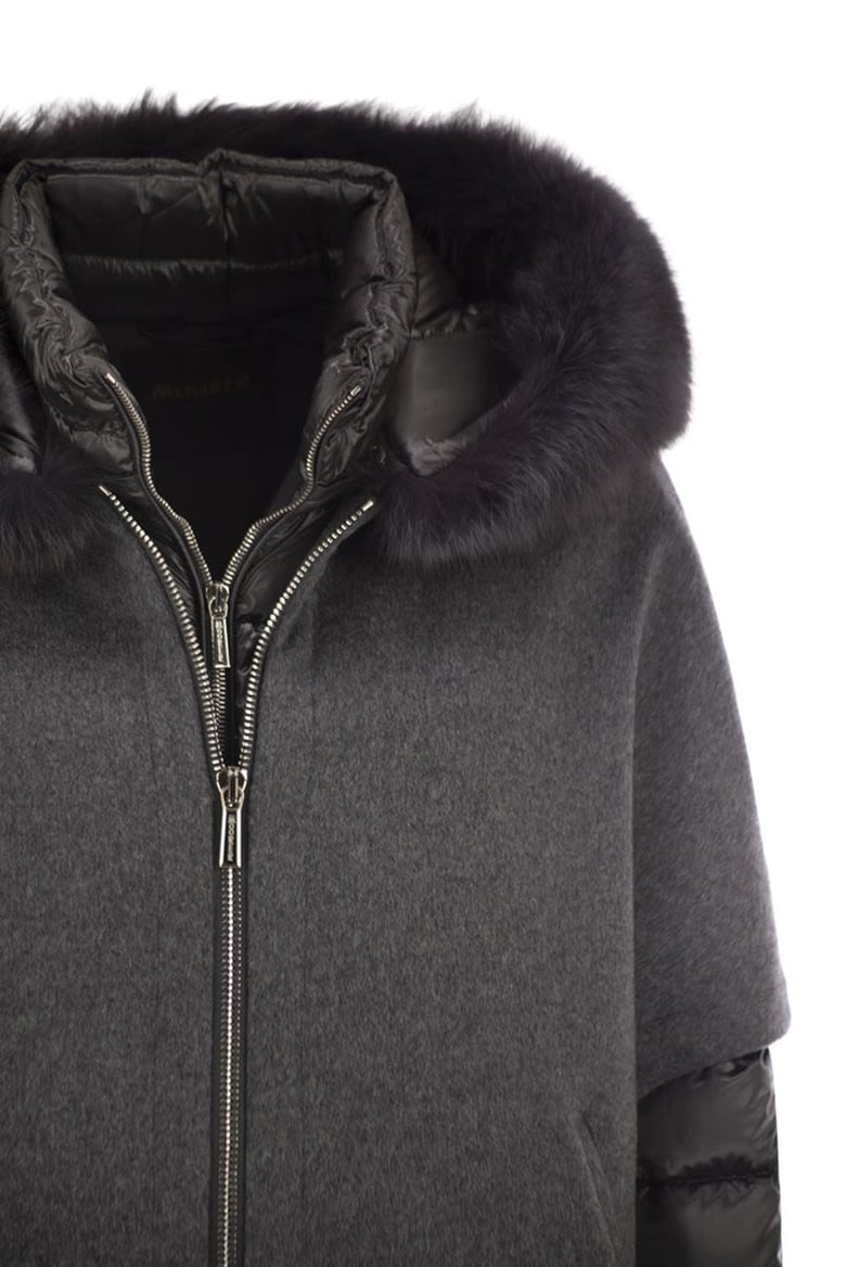 pegaso - down jacket with detachable hood by Selfnex