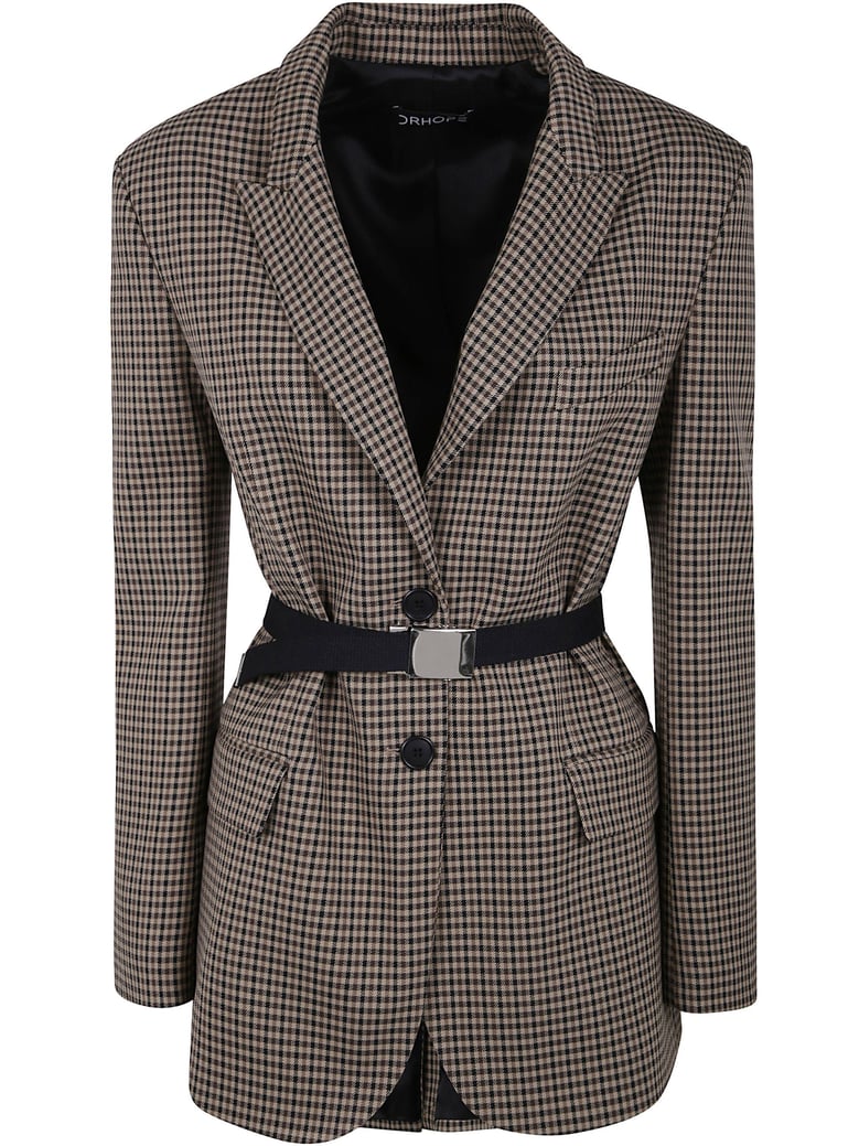 belted jacket by Selfnex