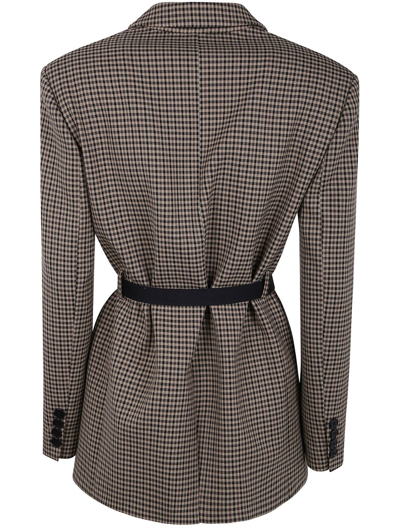 belted jacket by Selfnex