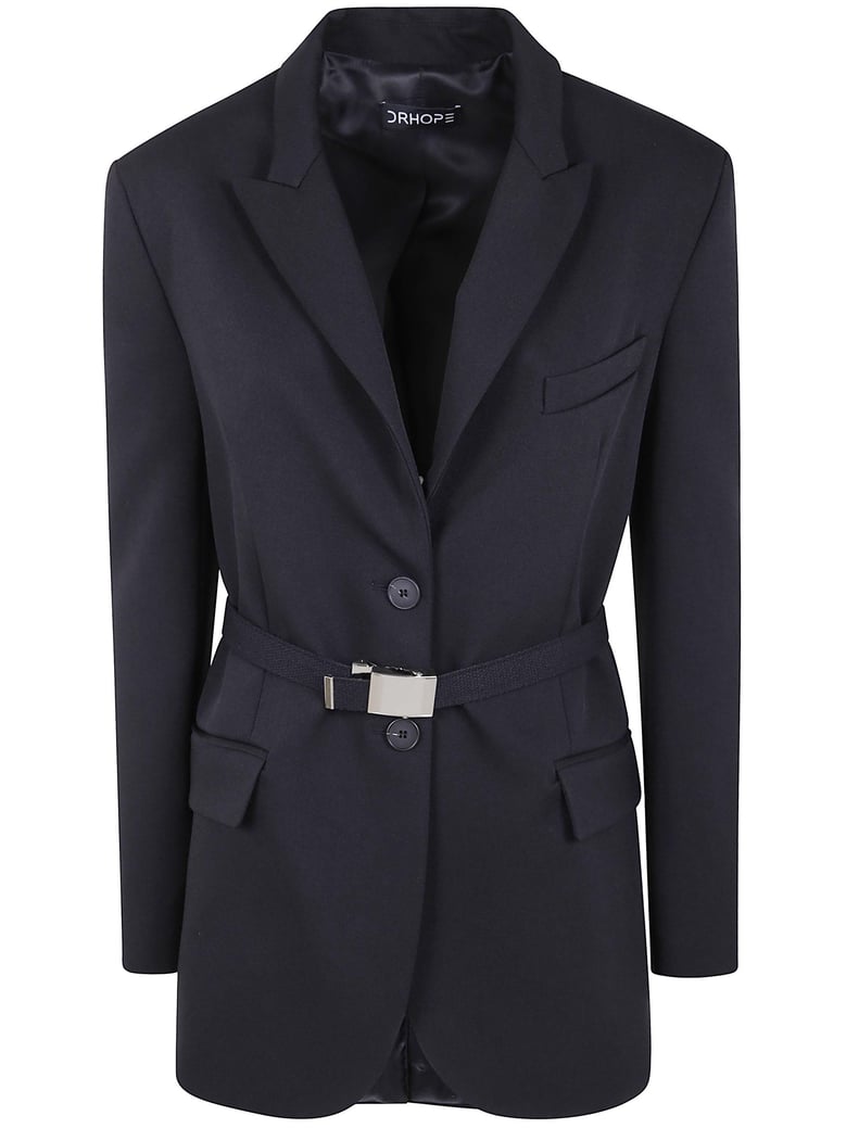 belted jacket by Selfnex