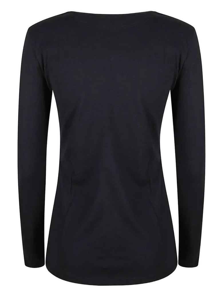 round neck long sleeve sweater by Selfnex