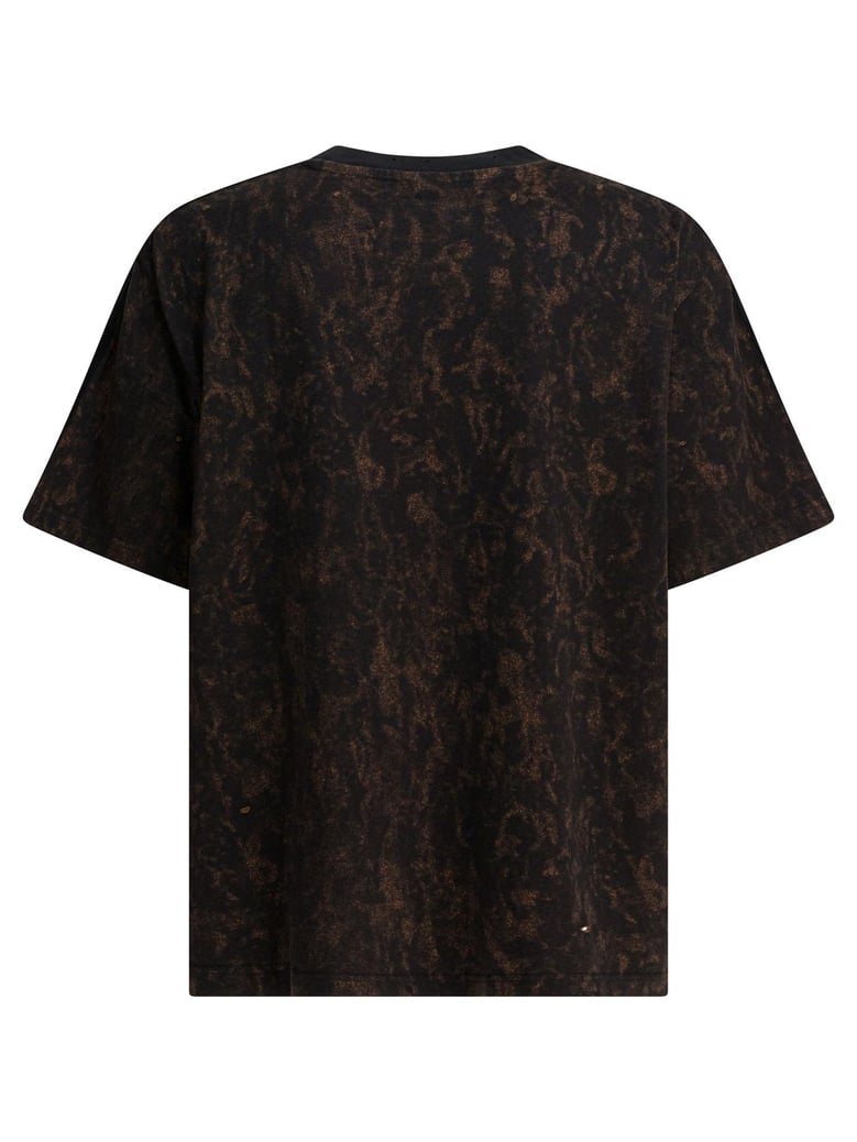 black cotton t-shirt by Selfnex