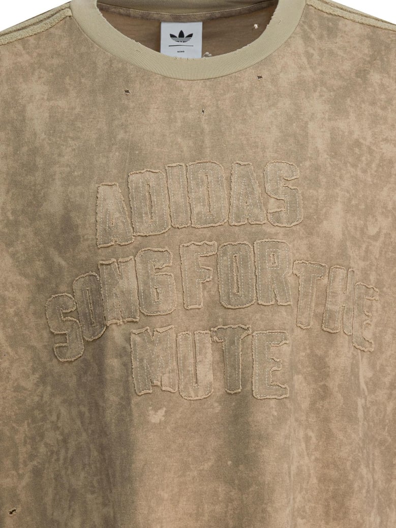 beige cotton t-shirt by Selfnex