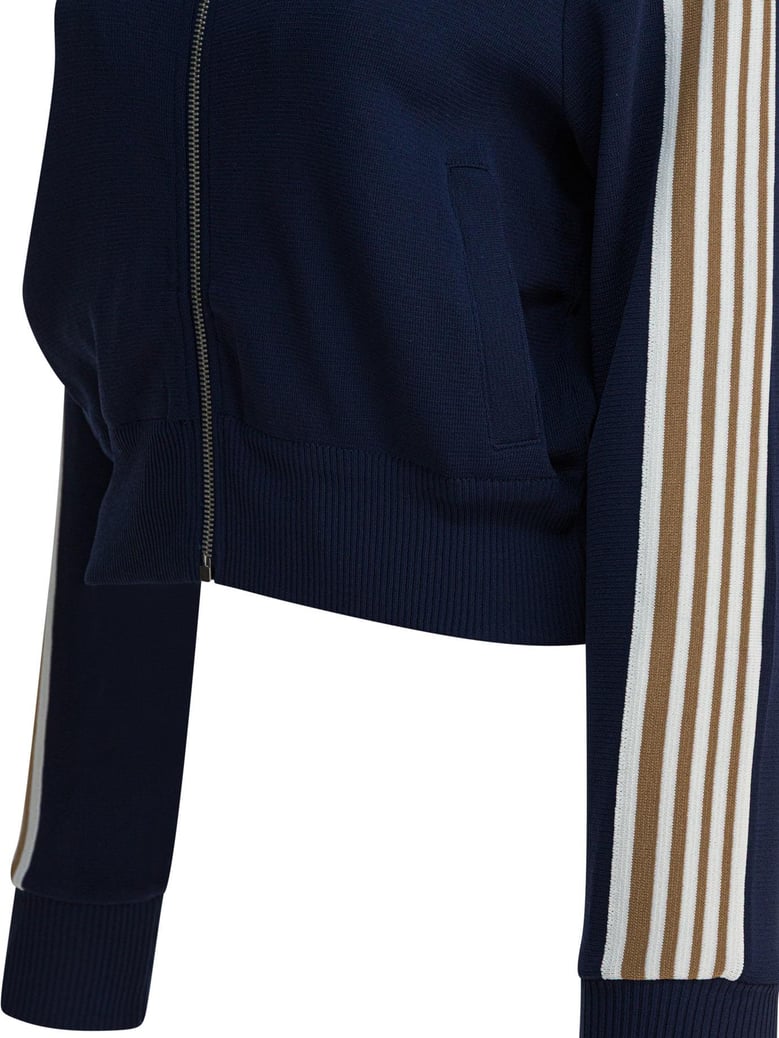 viscose blend zippered sweatshirt by Selfnex