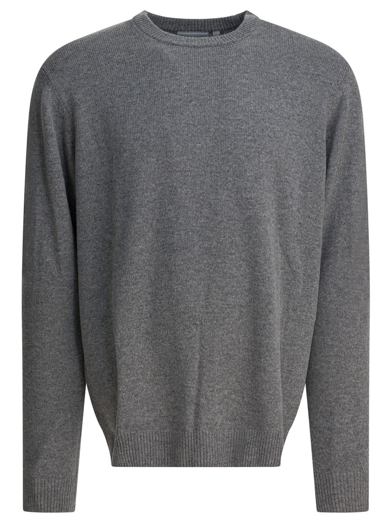 grey wool blend knitwear by Selfnex