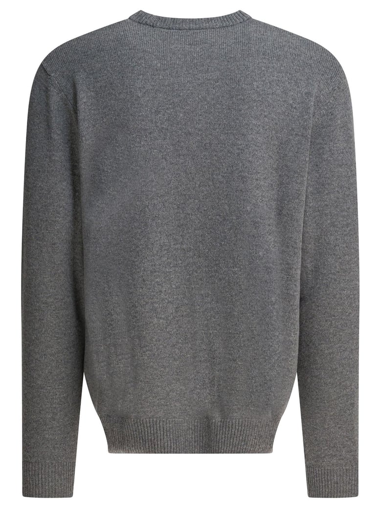 grey wool blend knitwear by Selfnex