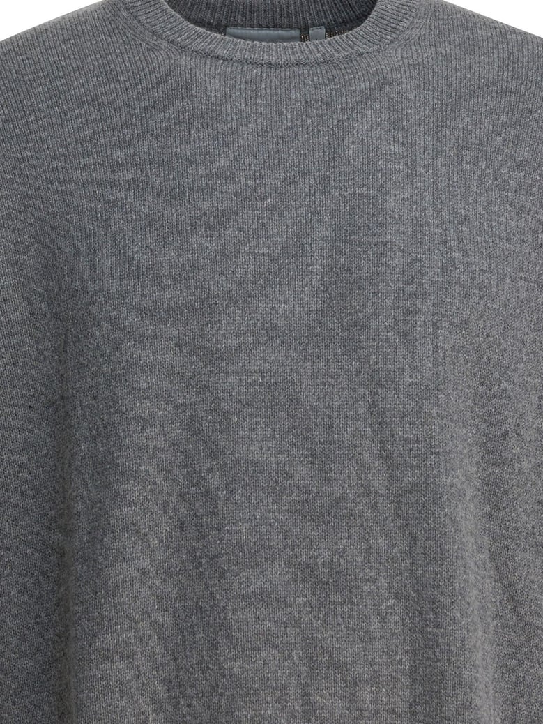 grey wool blend knitwear by Selfnex