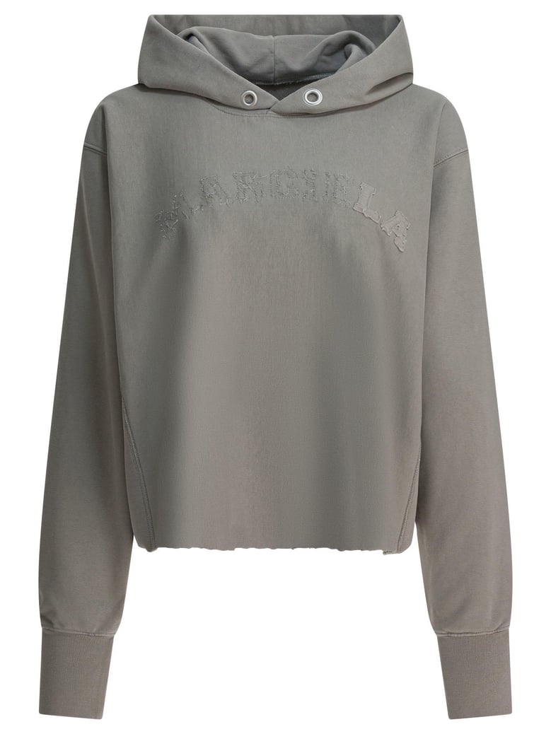 brown cotton sweatshirt by Selfnex